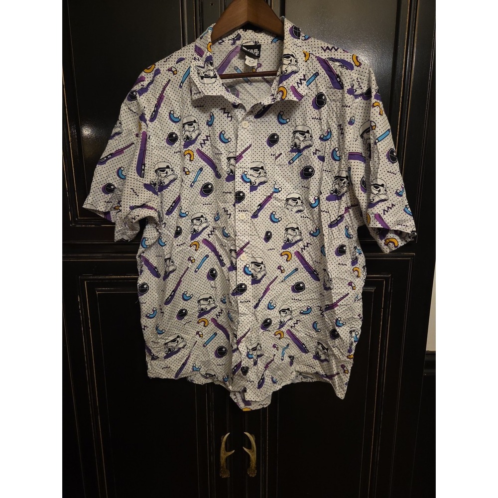 Star Wars  XXL Lucasfilm Retro Stormtroopers Button Down SS,